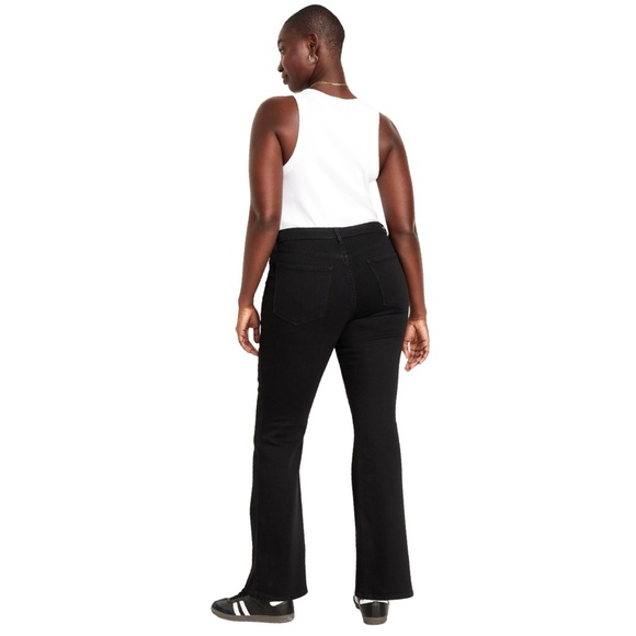 Old Navy Black High Waisted WOW Flare Jeans - Picture 5 of 10